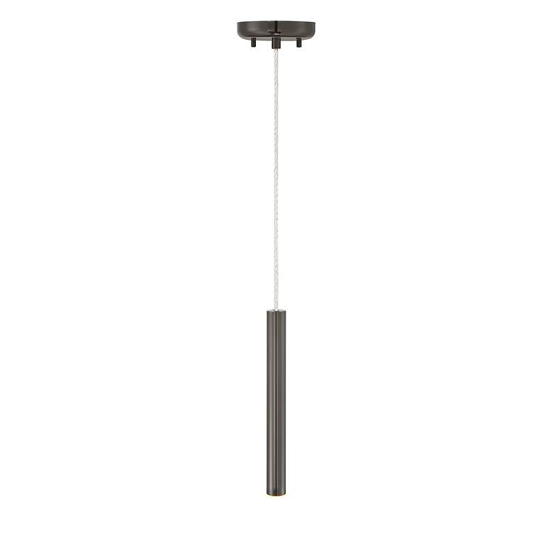 Image 4 Forest by Z-Lite Pearl Black 1 Light Mini Pendant more views