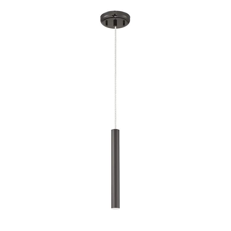 Image 5 Forest by Z-Lite Pearl Black 1 Light Mini Pendant more views