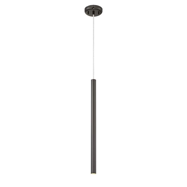 Image 3 Forest by Z-Lite Pearl Black 1 Light Mini Pendant more views