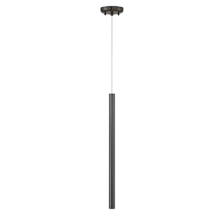 Image 4 Forest by Z-Lite Pearl Black 1 Light Mini Pendant more views