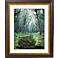 Forest Clearing Gold Bronze Frame Giclee 20" High Wall Art