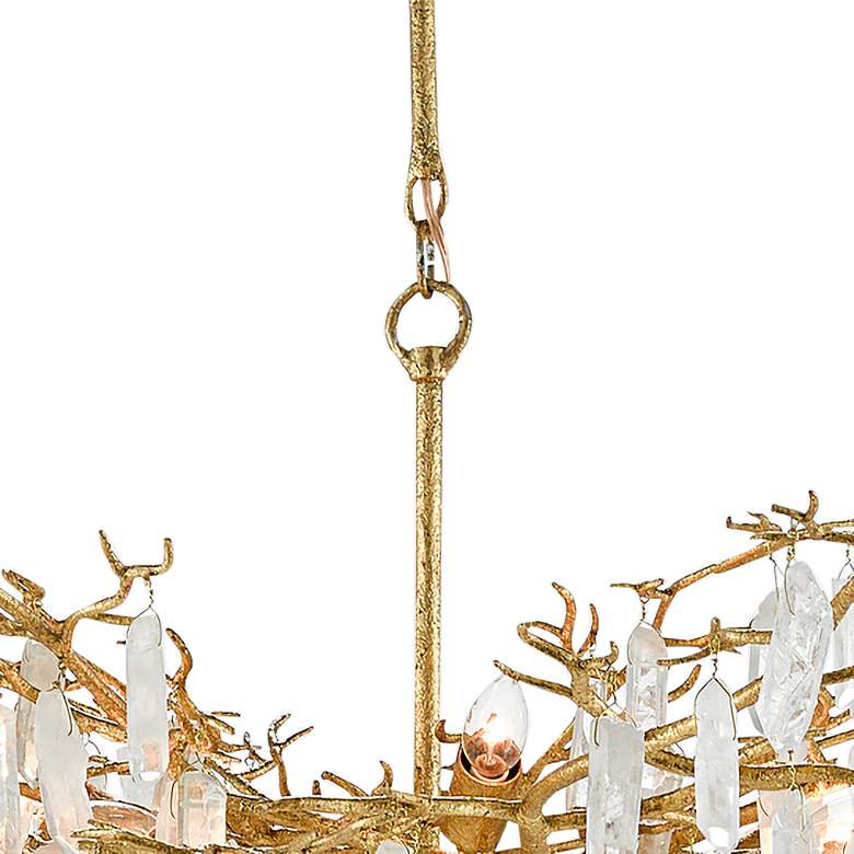 Image 5 Forest Dawn 60 1/4" Wide 8-Light Gold and Crystal Chandelier more views