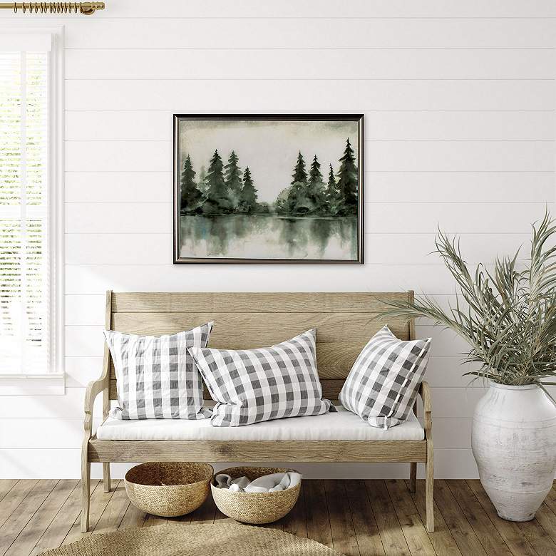 Image 2 Forest Enchantment 25"W x 19"H Non-Glass Framed Art more views