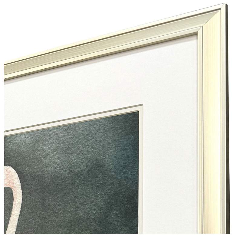 Image 3 Forest Flamingo 20"W x 32"H Framed Art Set of 2 more views