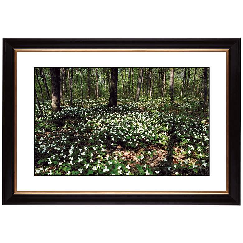 Image 1 Forest Flowers Giclee 41 3/8 inch Wide Wall Art