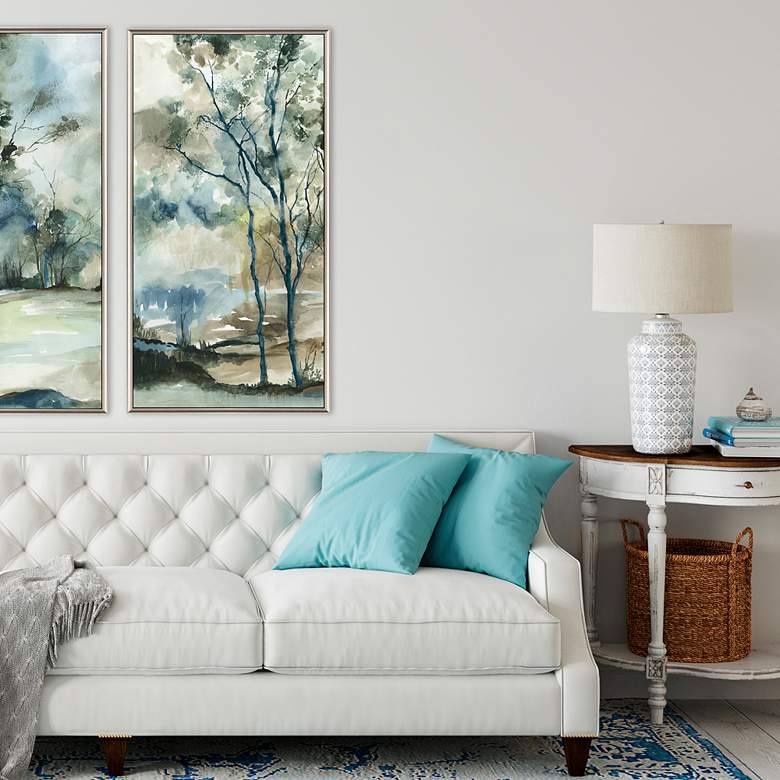 Image 4 Forest Grove II 62" High Giclee Framed Canvas Wall Art more views