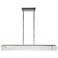 Forest Ice 40" Wide Chrome LED Kitchen Island Light Pendant