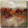 2_Forest in Fall 24" Square Outdoor Canvas Wall Art