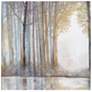 Forest Reflections 30"H Triptych 3-Piece Canvas Wall Art Set
