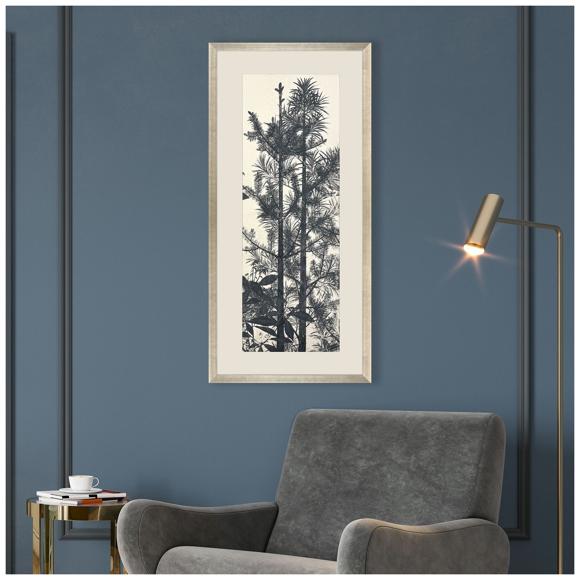 Image 4 Forest Vista II 27"W x 59"H Framed Art more views