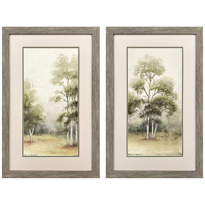 Image 1 Forest Walk 21"W x 33"H Framed Art Set of 2