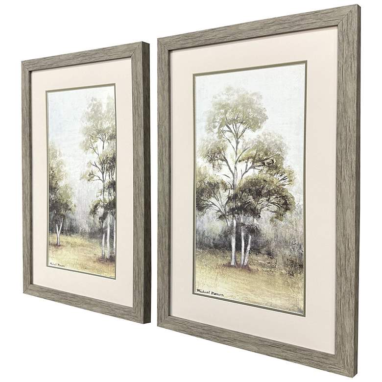 Image 2 Forest Walk 21"W x 33"H Framed Art Set of 2 more views