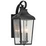 1_Forestdale 18.50" 2-Light Outdoor Wall Light in Textured Black