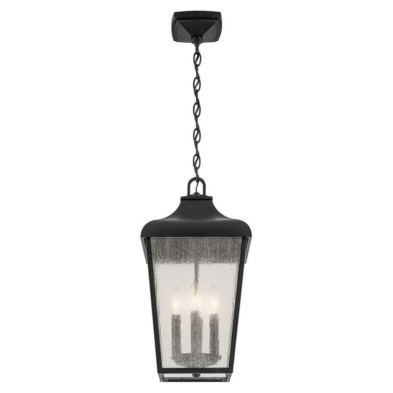 Image 5 Forestdale 19.75" 4-Light Outdoor Hanging Pendant in Textured Black more views