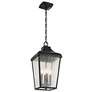 Thumbnail2 of Forestdale 19 3/4" High Black 4-Light Outdoor Hanging Light