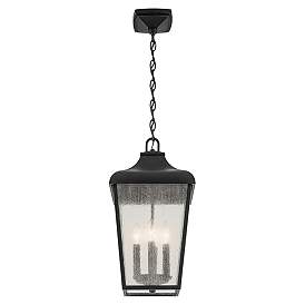 Image5 of Forestdale 19 3/4" High Black 4-Light Outdoor Hanging Light more views