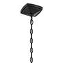 6_Forestdale 19 3/4" High Black 4-Light Outdoor Hanging Light more views