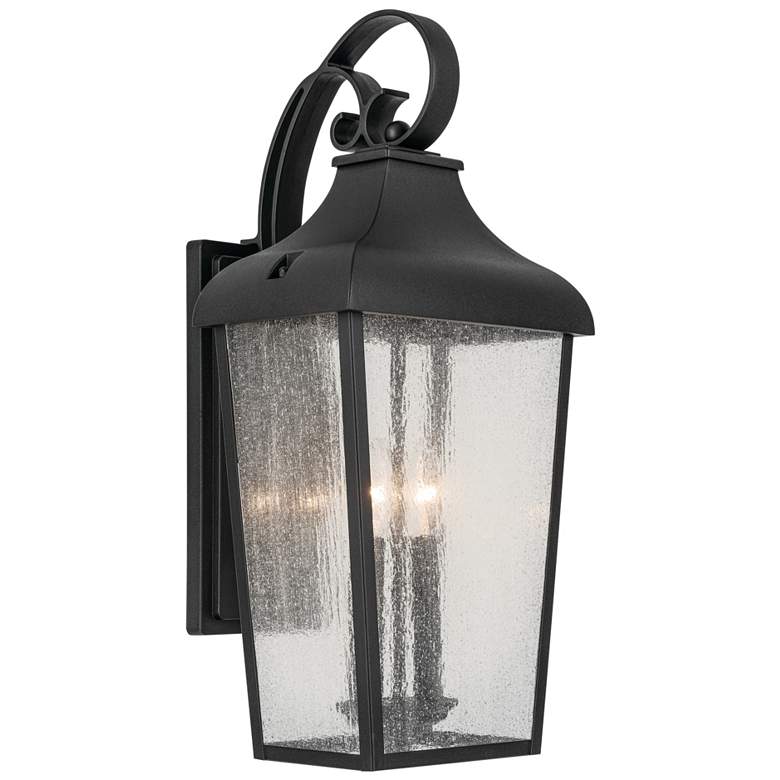 Image 1 Forestdale 21.5" 2-Light Outdoor Wall Light in Textured Black