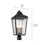 4_Forestdale 21.75" 4-Light Outdoor Post Light in Textured Black more views