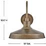 3_Forge 16 1/2" High Burnished Bronze Outdoor Barn Wall Light more views