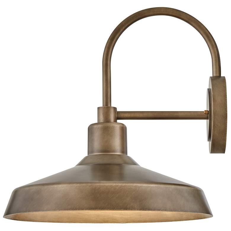 Image 4 Forge 16 1/2" High Burnished Bronze Outdoor Barn Wall Light more views
