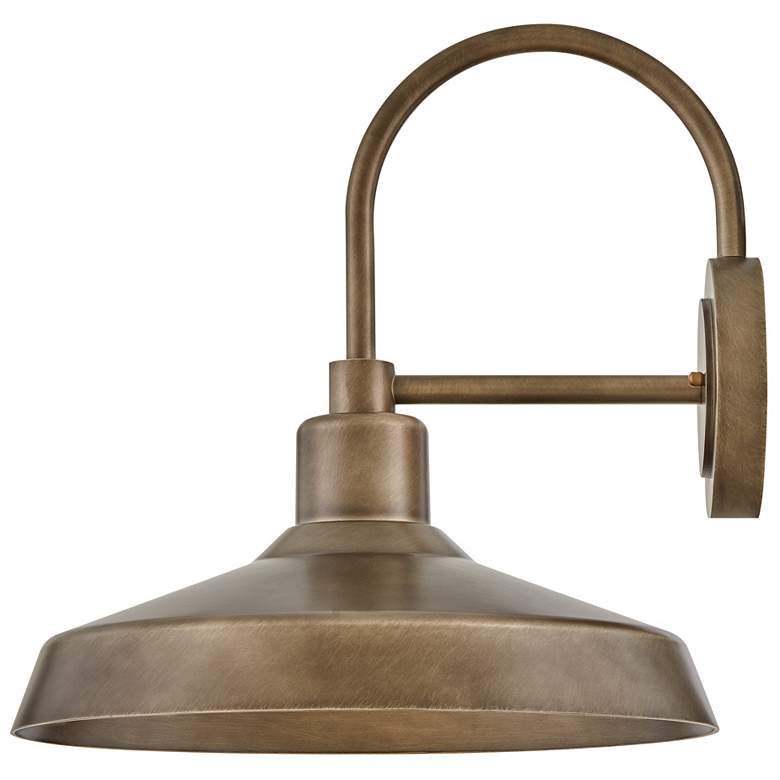 Image 5 Forge 16 1/2" High Burnished Bronze Outdoor Barn Wall Light more views