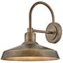 6_Forge 16 1/2" High Burnished Bronze Outdoor Barn Wall Light more views
