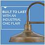 Forge 16 1/2" High Burnished Bronze Outdoor Barn Wall Light