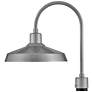 7_Forge 22"H Brushed Aluminum Outdoor Post/Pier Mount Light more views