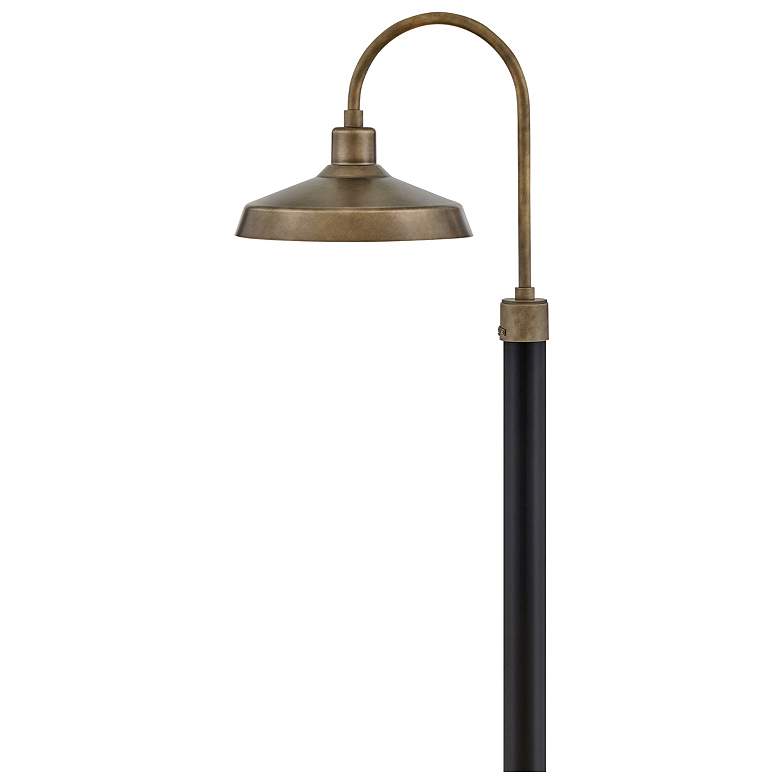 Image 1 Forge 22 inchH Burnished Bronze Outdoor Post/Pier Mount Light