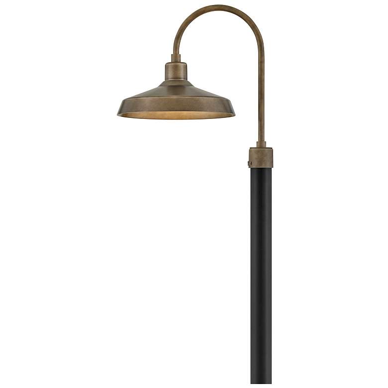 Image 4 Forge 22"H Burnished Bronze Outdoor Post/Pier Mount Light more views