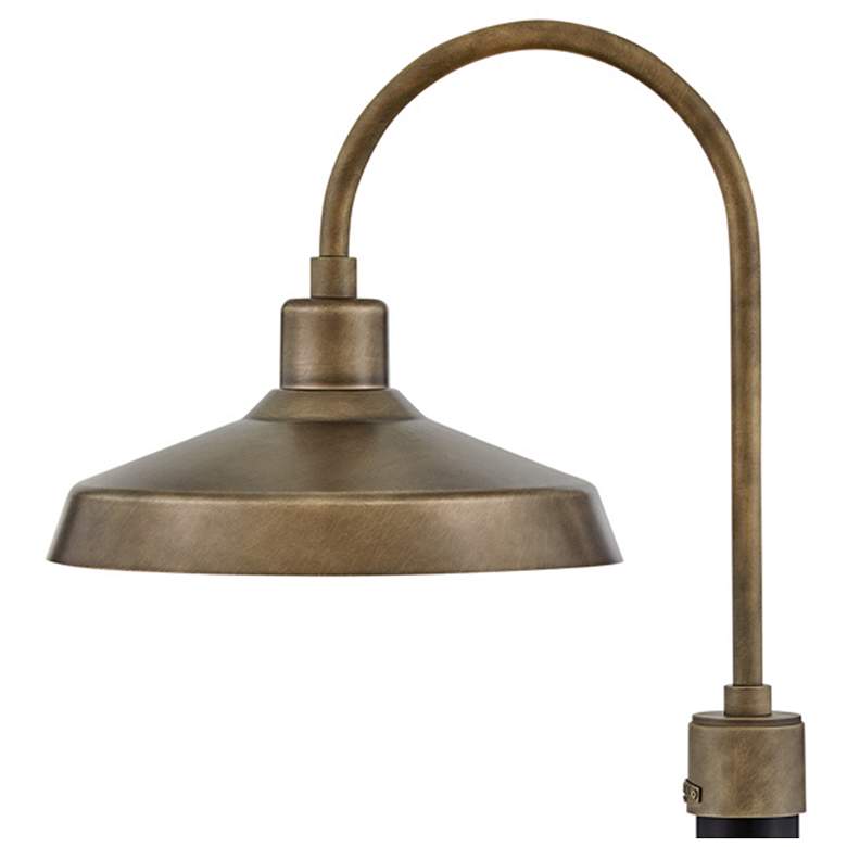 Image 7 Forge 22"H Burnished Bronze Outdoor Post/Pier Mount Light more views