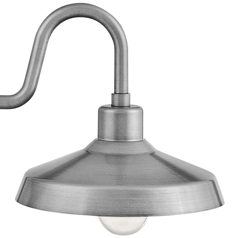 Image 4 Forge 9" High Antique Brushed Aluminum Outdoor Wall Light more views