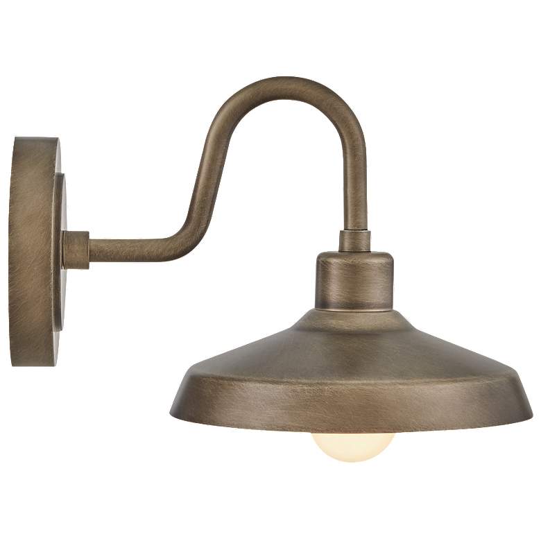 Image 1 Forge 9" High Burnished Bronze Outdoor Barn Wall Light