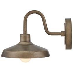 Forge 9" High Burnished Bronze Outdoor Barn Wall Light