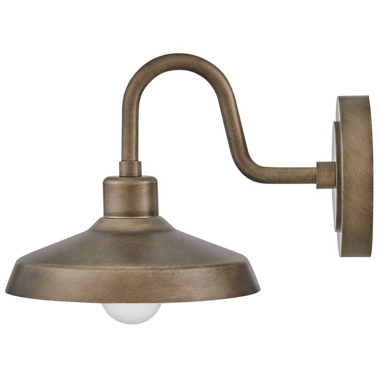 Image 4 Forge 9" High Burnished Bronze Outdoor Barn Wall Light more views