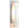 Forged Vertical Bars 7.8" High Large Coastal White Outdoor Sconce