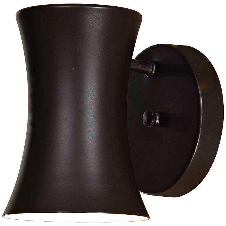 Image 1 Forio 6 1/4" High Bronze Outdoor Wall Light
