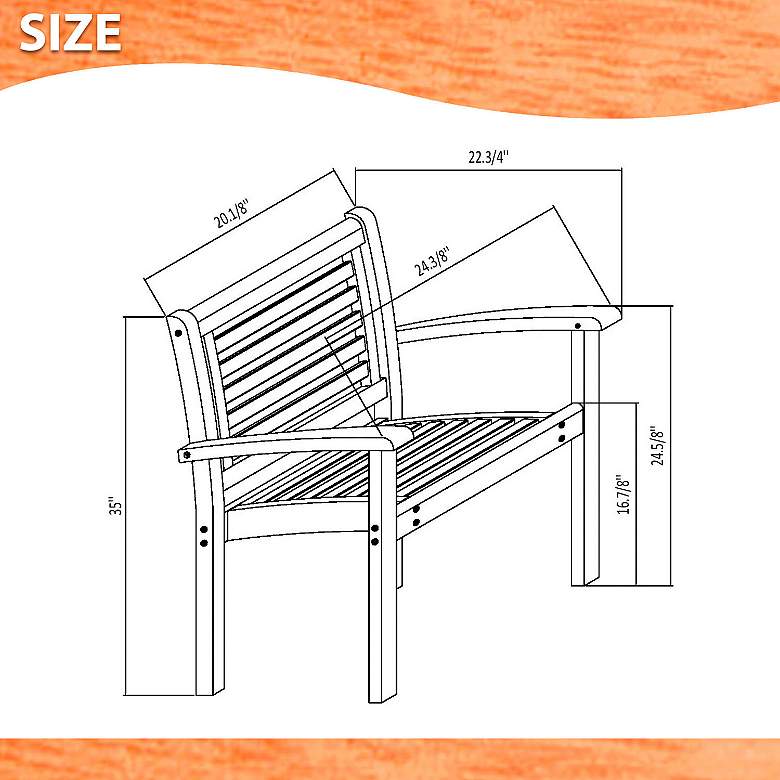 Image 6 Forli Eucalyptus Square 9-Piece Outdoor Dining Set more views