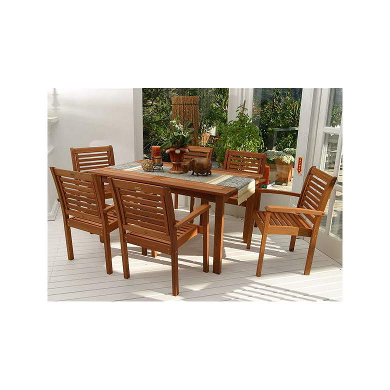 Image 1 Forli Rectangular 7-Piece Patio Dining Set