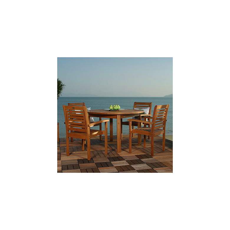 Image 1 Forli Round 5-Piece Outdoor Dining Set