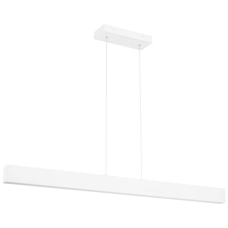Image 1 Form Dual Voltage LED Linear Pendant - Matte White