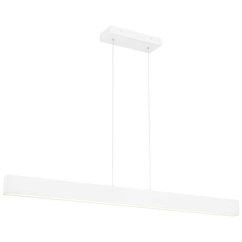 Image 4 Form Dual Voltage LED Linear Pendant - Matte White more views