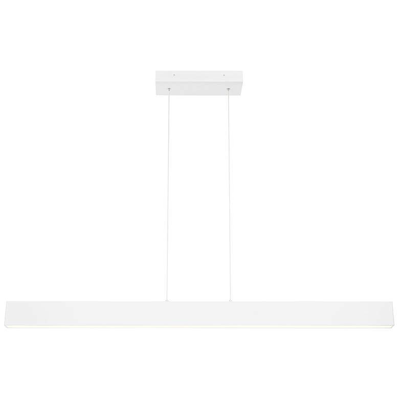 Image 5 Form Dual Voltage LED Linear Pendant - Matte White more views