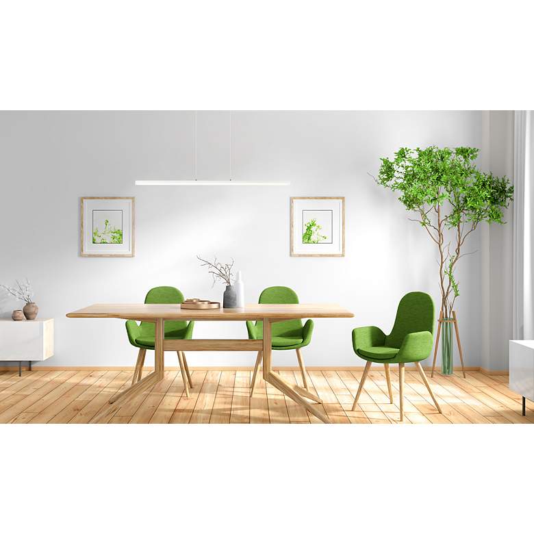 Image 6 Form Dual Voltage LED Linear Pendant - Matte White more views