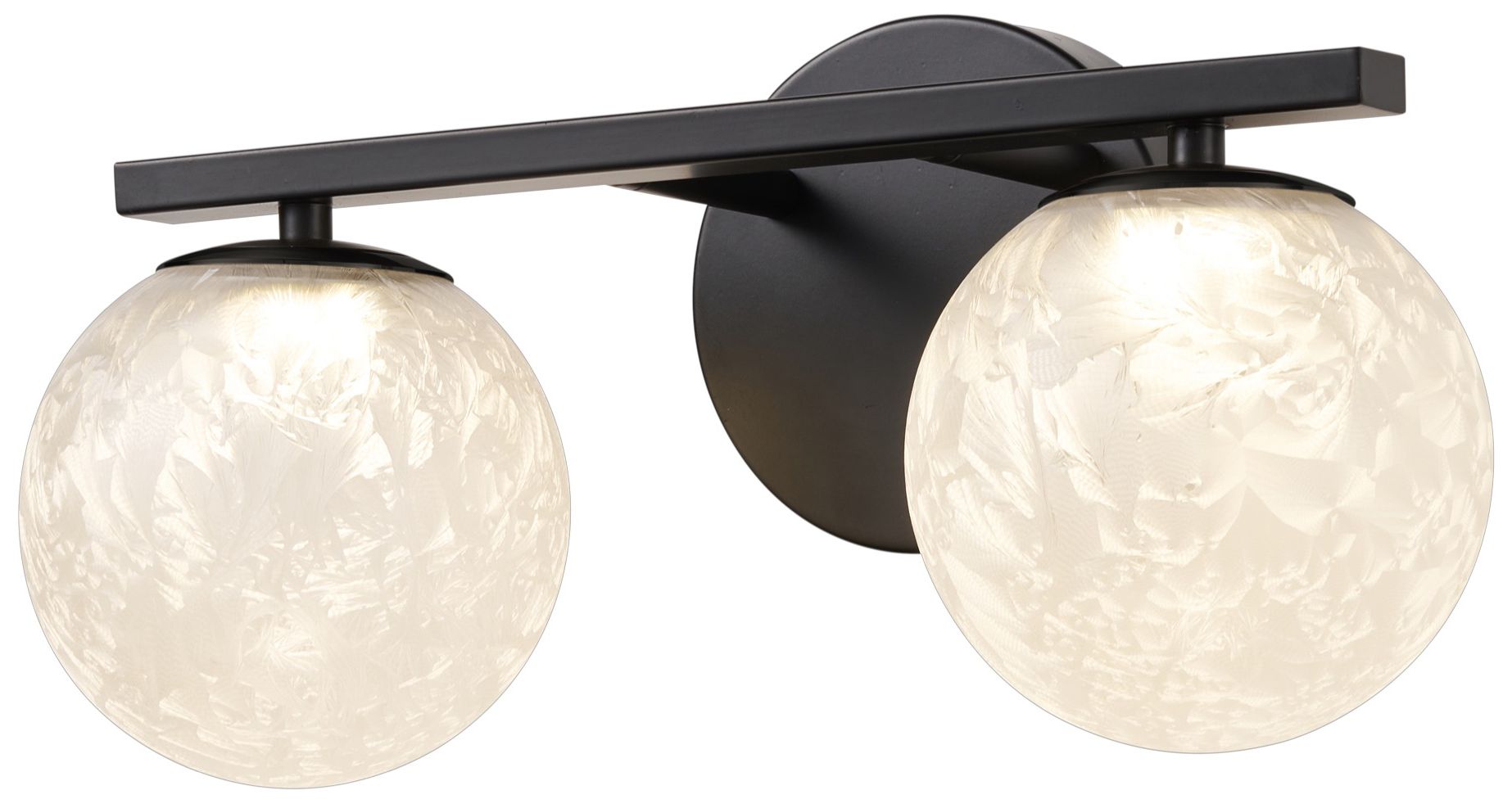 Image 2 Forma 7" High 2-Light Black Wall Sconce more views