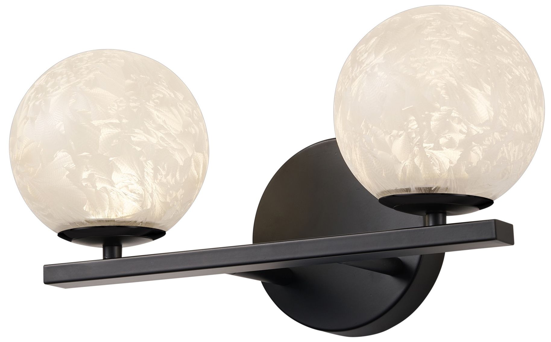 Image 3 Forma 7" High 2-Light Black Wall Sconce more views