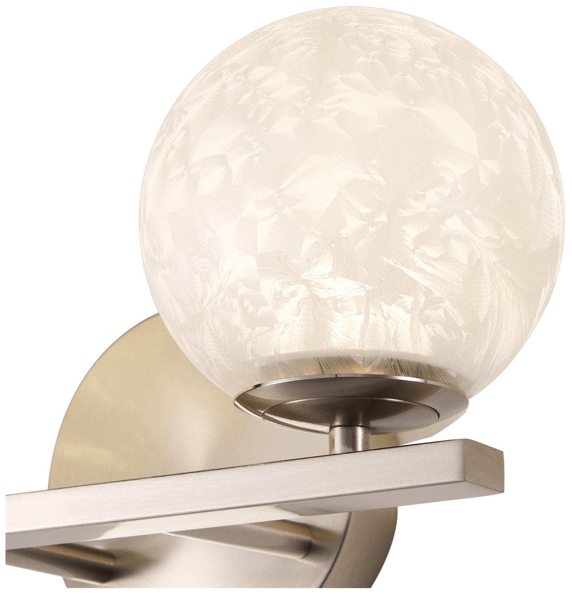 Image 4 Forma 7" High 2-Light Brushed Nickel Wall Sconce more views