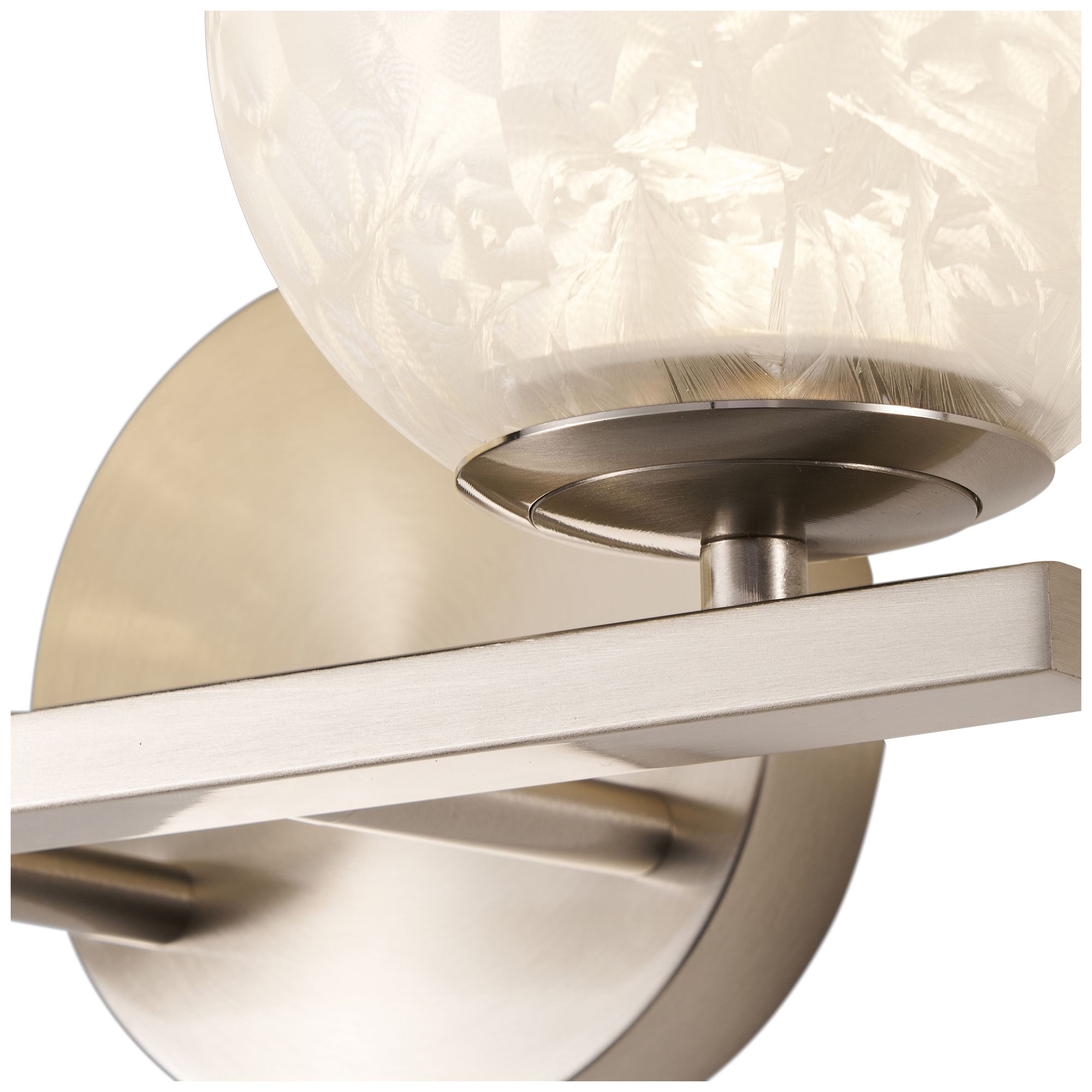 Image 5 Forma 7" High 2-Light Brushed Nickel Wall Sconce more views