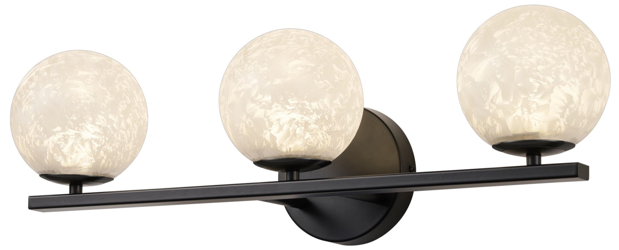 Image 2 Forma 7" High 3-Light Black Wall Sconce more views